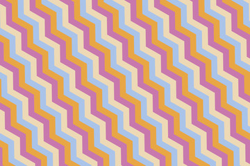 Zigzag pattern. Geometric background flat style illustration. Texture for print, banner, web, flayer, cloth, textile