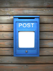 Post box 3d illustration