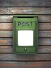 Post box 3d illustration