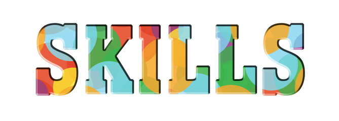 SKILLS Multicolor logo banner