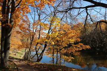 Fototapeta premium autumn in Moscow