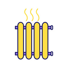 Radiator color icon