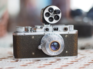 Rare, Old Russian, Soviet camera FED. Brown body coating