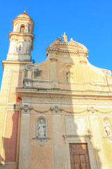 Le chapelle de la Misericorde ou des Penitents Noir de Menton Côte d’Azur France  