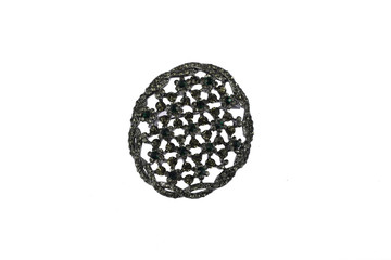 brooch on white background