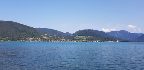 Blick auf Tegernsee