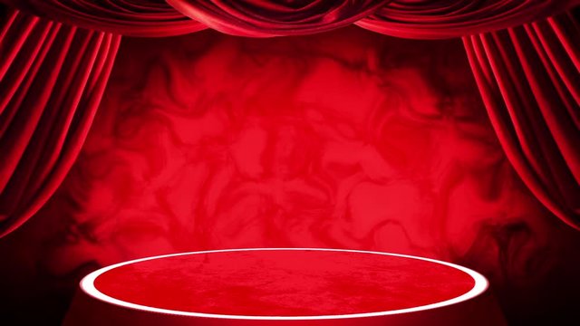 Stage Infernal Circus 3D Rendering Animation