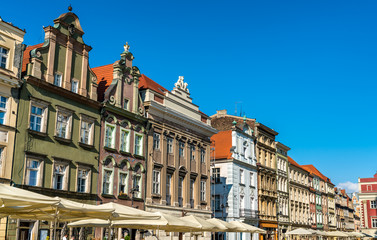 Fototapeta premium Traditional houses on the Old Market Square in Poznan, Poland