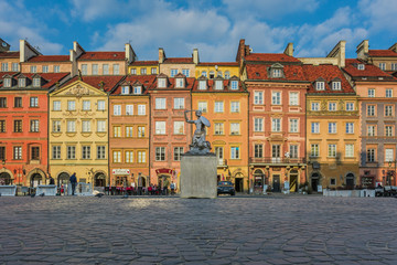 Obraz premium Warsaw old town square
