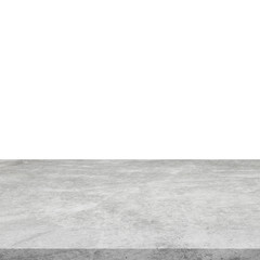 Empty concrete table on isolated white and background. - 232775572