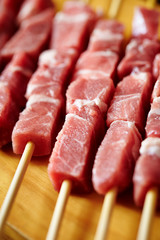 Skewered meat BBQ 