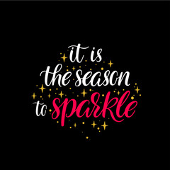 It is the season to sparkle