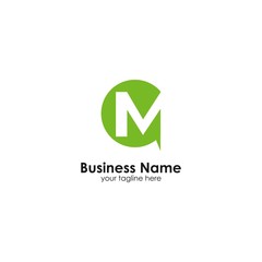 letter m logo template