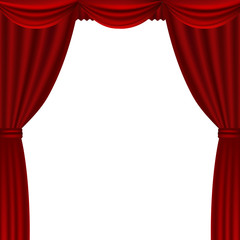 Red Theater Curtains