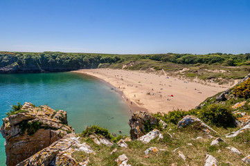 Barafundle, Pembrokeshire, Wales, UK.