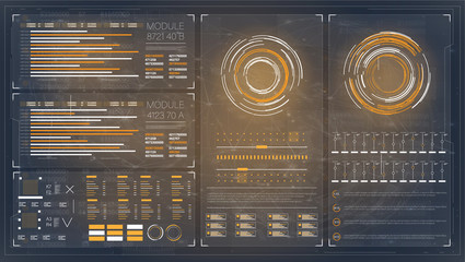 Hud app, great design for any purposes. Chat interface. Line graphic chat bubble text message. Hud ui.