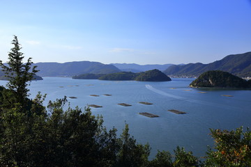 Katakami Bay in Okayama,Japan