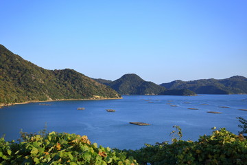 Fototapeta na wymiar Katakami Bay in Okayama,Japan