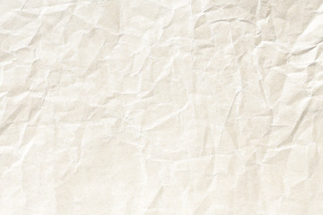 Crumpled brown background paper texture