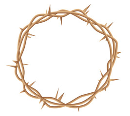 Crown of thorns vector illustration