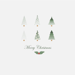 Christmas and Happy New Year 2019  gifts. Cartoon vector illustration.