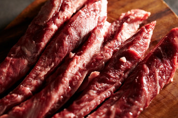 Fresh raw beef 