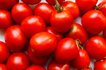 red tomatoes background. Healthy natural food, background. red tomatoes background. Group of tomatoes. Organic Tomatoes
