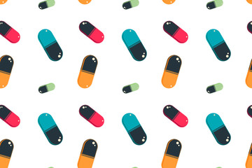 graphic pattern with the tablet. topic of drugs.