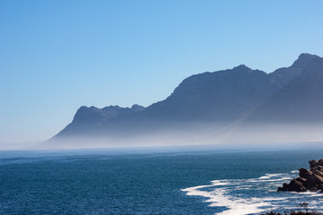 Beautiful False Bay in South Africa