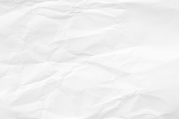 Texture of white paper. Background with kinks and blur for various purposes.