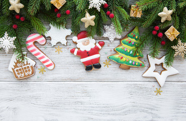 Christmas decoration with cookies