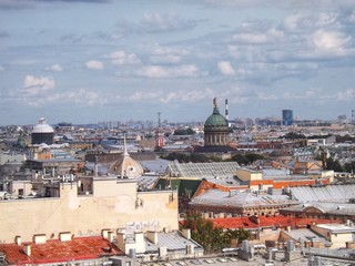 Fototapeta premium panoramic view of petersburg