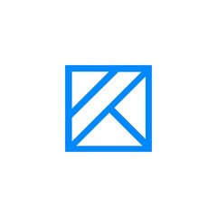 k logo vector icon template