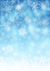 Background with Snowflakes