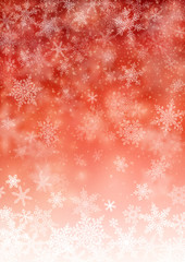 New Years Background with Falling Snow