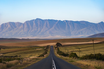 road to the mountains in africa