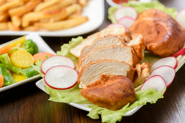 roasted chicken fillet