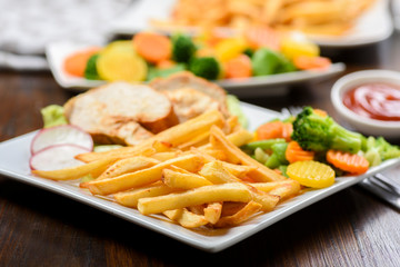 roasted chicken fillet