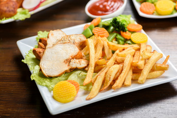 roasted chicken fillet