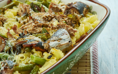  Chicken, Mushroom and Green Bean Casserole