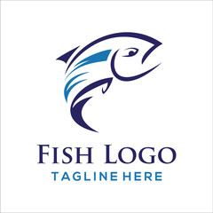 Fish logo design idea, Seafood restaurant
