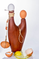 still life with egg