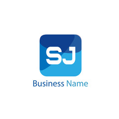 Initial Letter SJ Logo template design