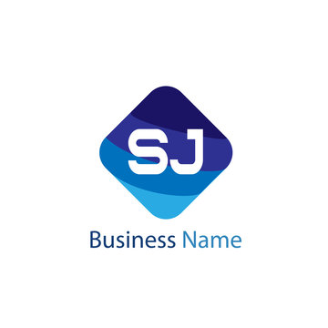 Initial Letter SJ Logo template design