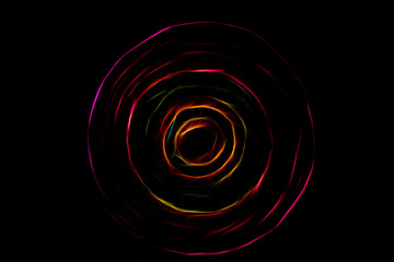 abstract sphere in emptiness