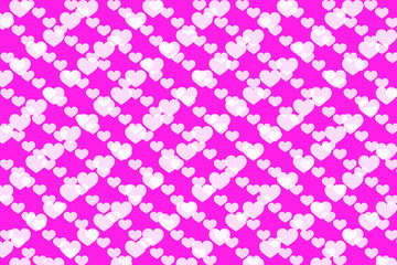 ピンクのハートの壁紙