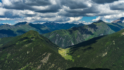 Fototapeta premium village in the alps