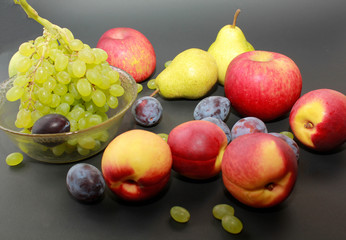 fresh juicy fruits