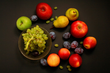 fresh juicy fruits