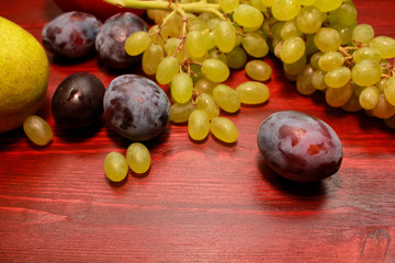 fresh juicy fruits